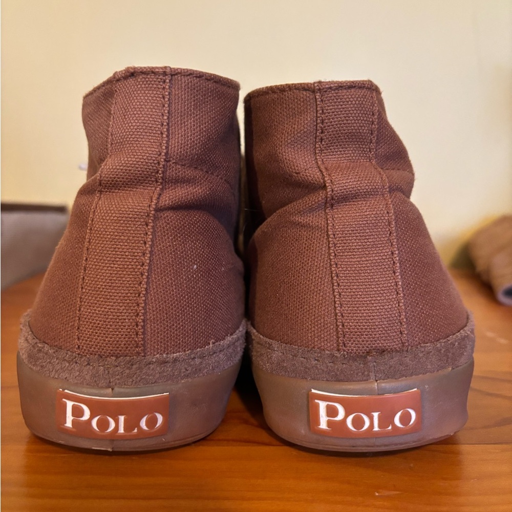 Polo by Ralph Lauren Men’s Brown Sneakers